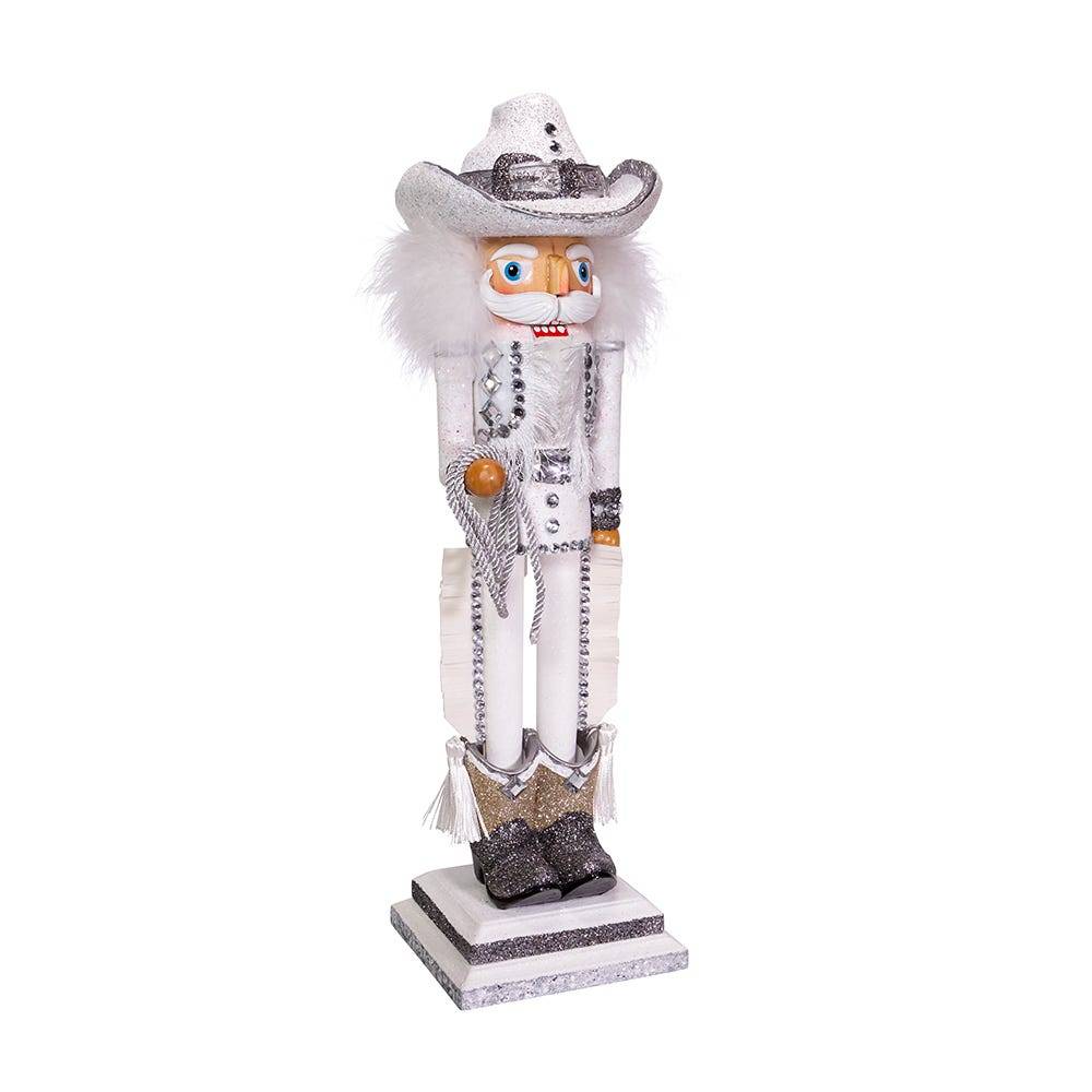 Kurt Adler 19-Inch Hollywood Rhinestone Cowboy Nutcracker