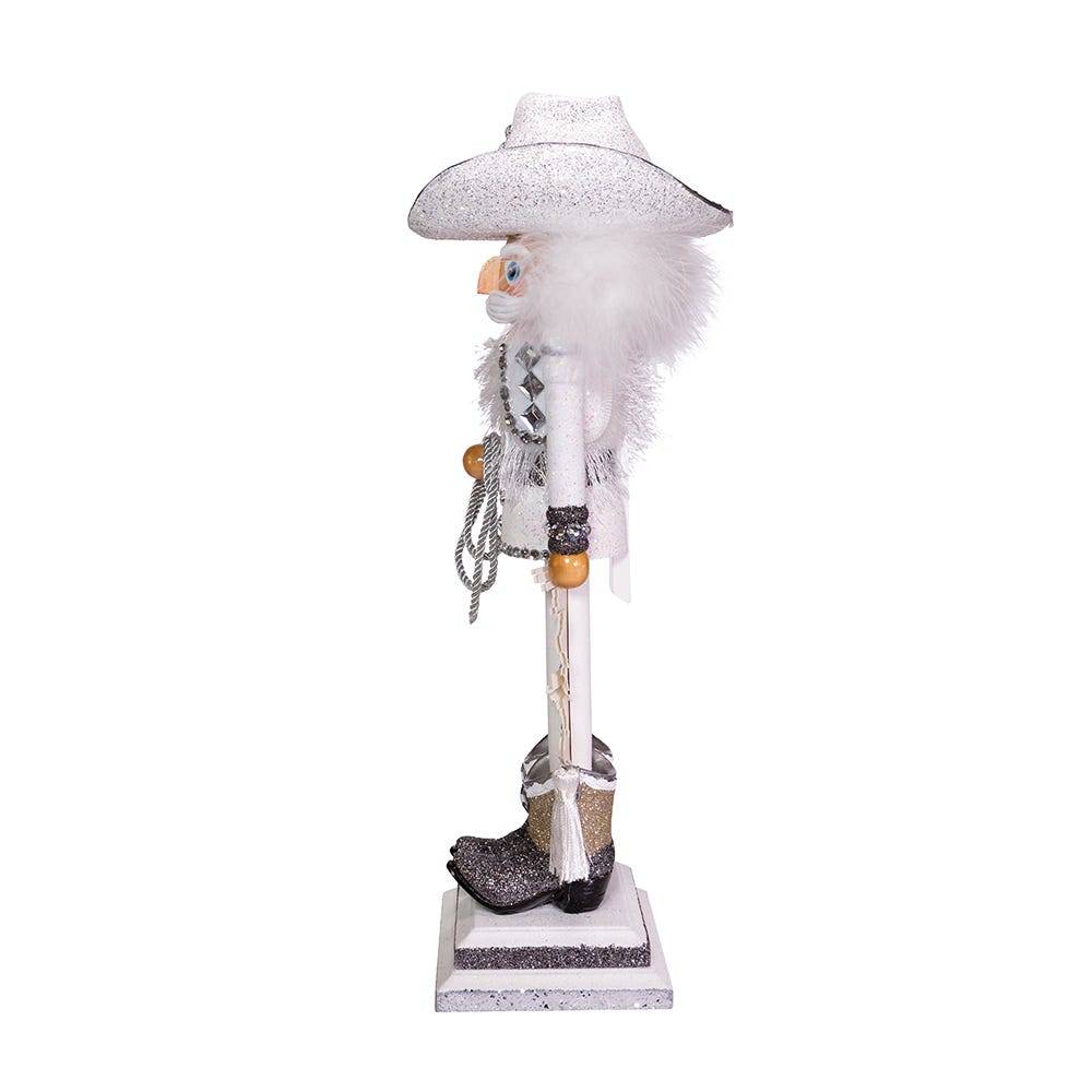 Kurt Adler 19-Inch Hollywood Rhinestone Cowboy Nutcracker