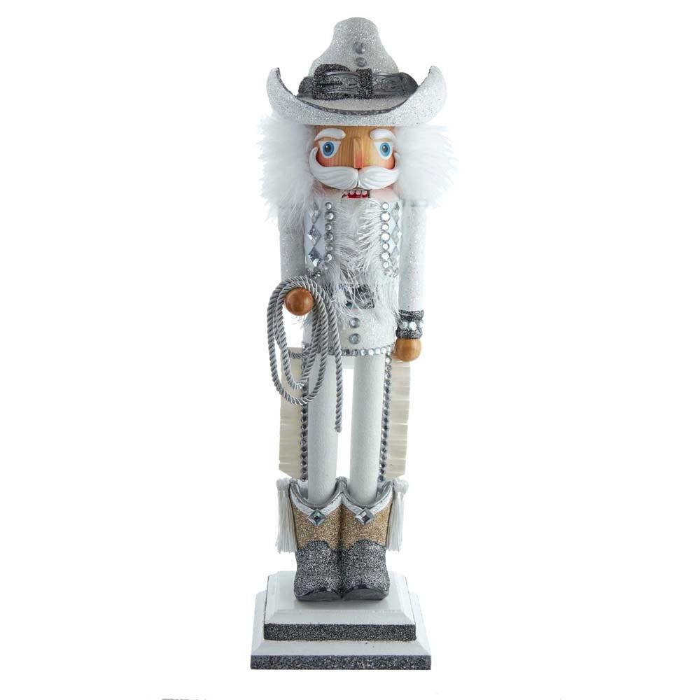 Kurt Adler 19-Inch Hollywood Rhinestone Cowboy Nutcracker