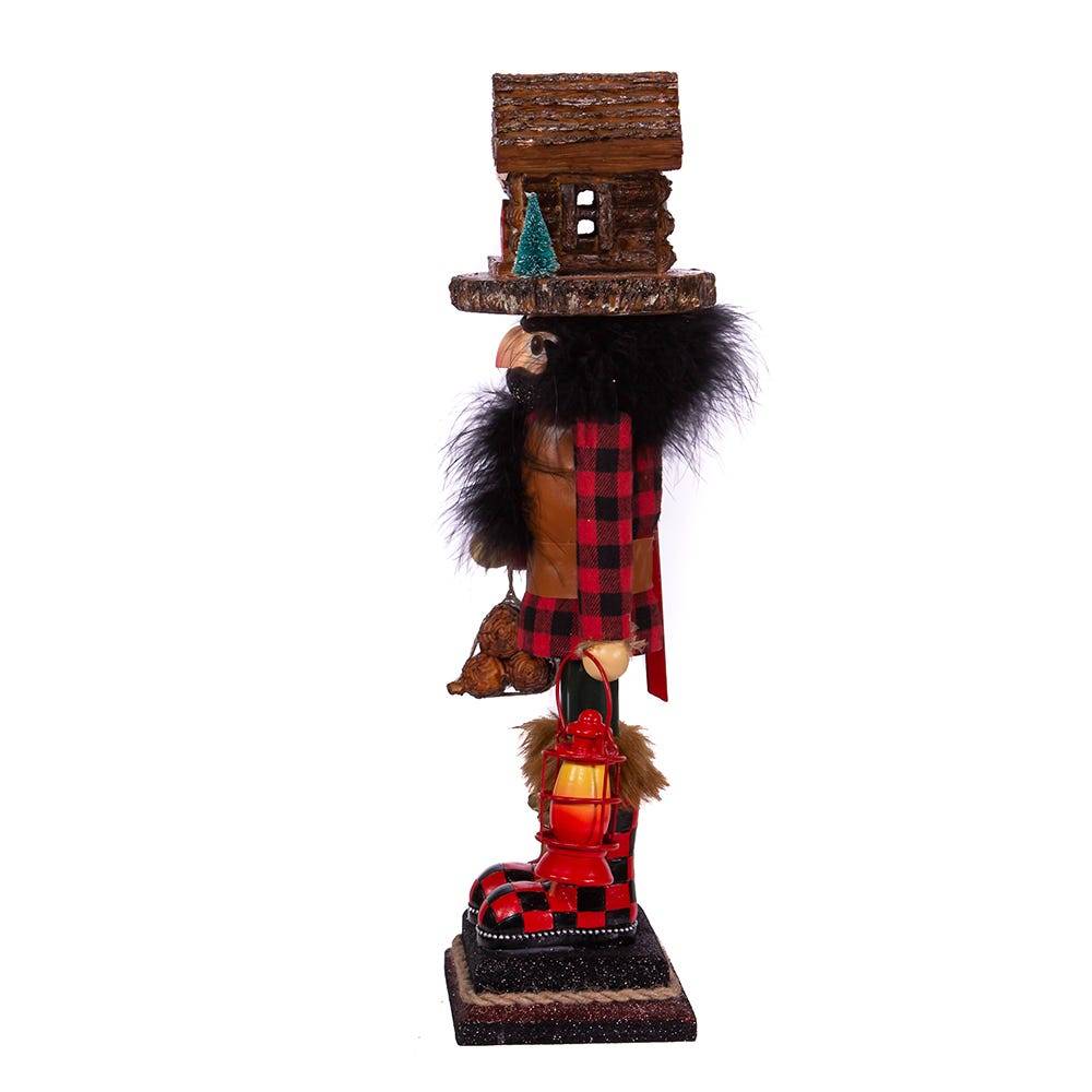 Kurt Adler 18-Inch Hollywood Lodge Nutcracker with Cabin Hat