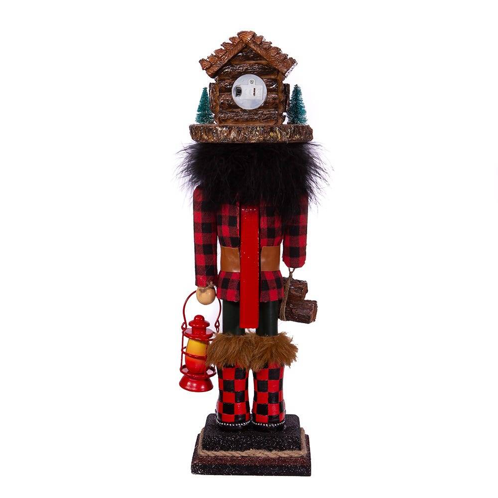 Kurt Adler 18-Inch Hollywood Lodge Nutcracker with Cabin Hat