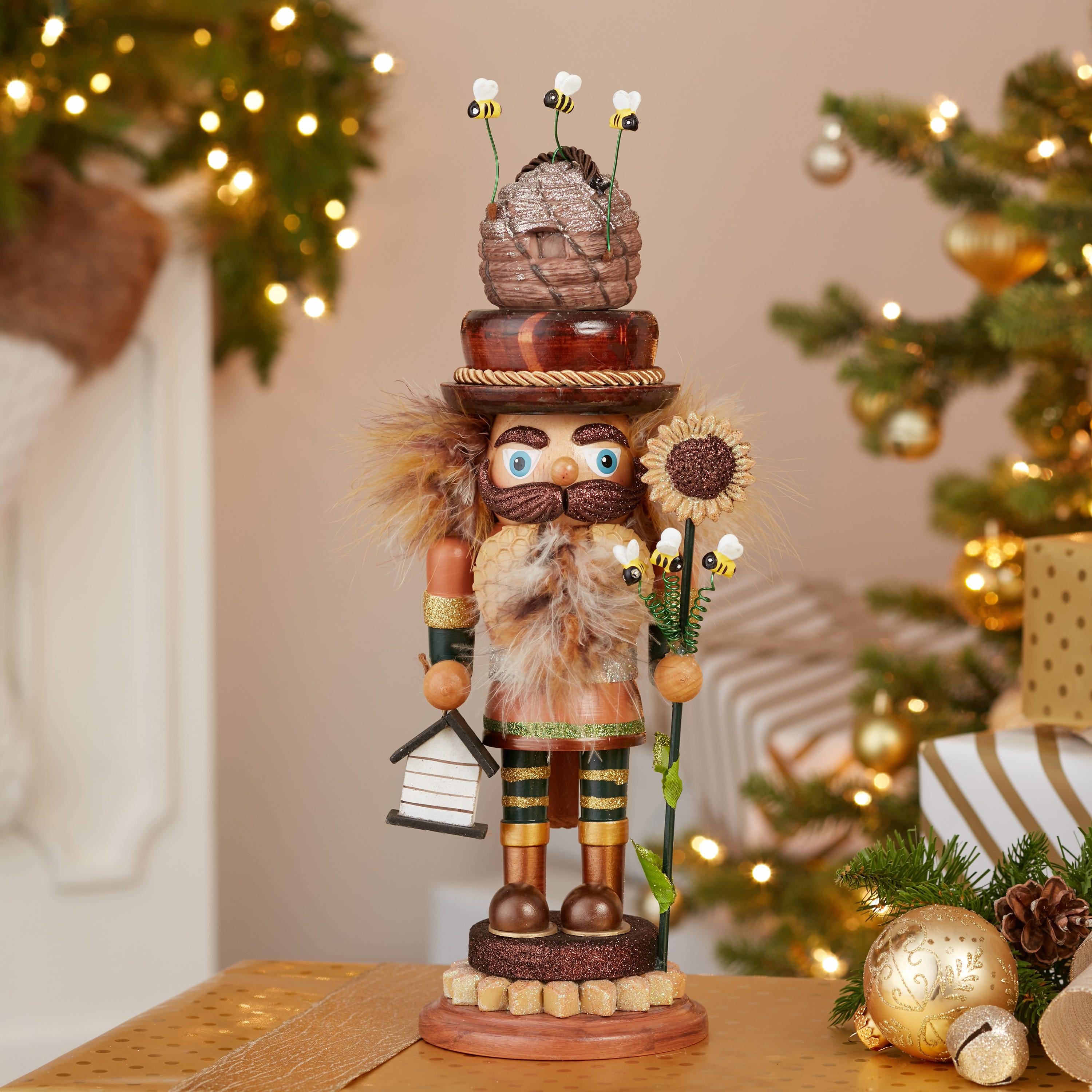 Kurt Adler 15-Inch Hollywood Bee Keeper Nutcracker