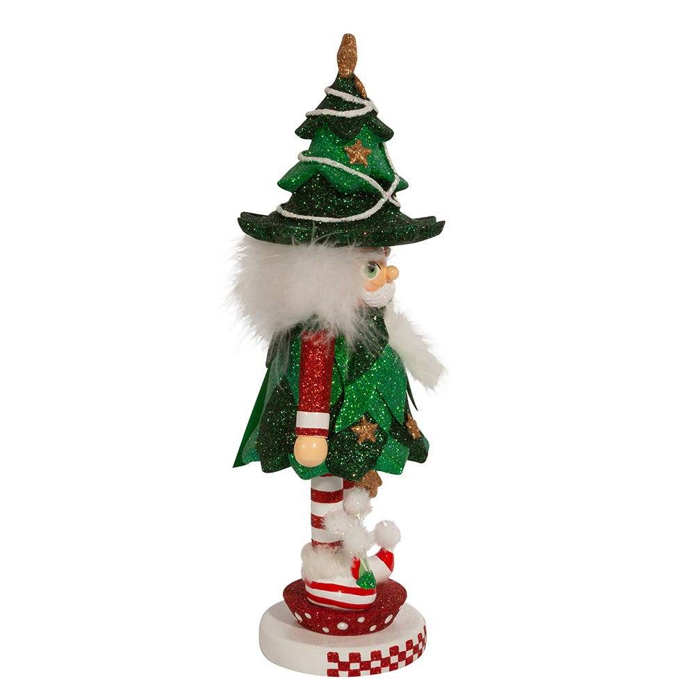 Kurt Adler 12.5-Inch Hollywood Jolly Tree Christmas Hat Nutcracker