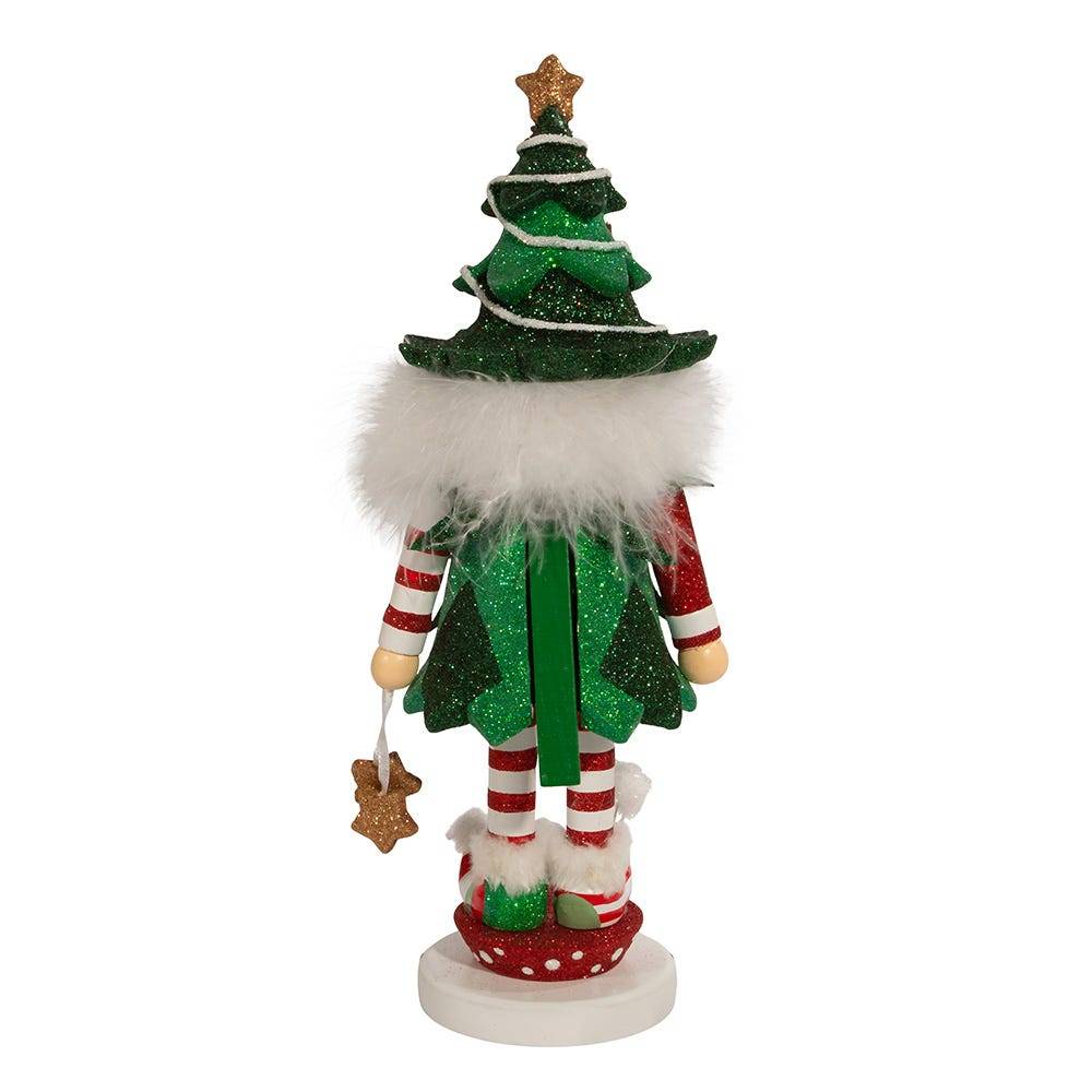 Kurt Adler 12.5-Inch Hollywood Jolly Tree Christmas Hat Nutcracker