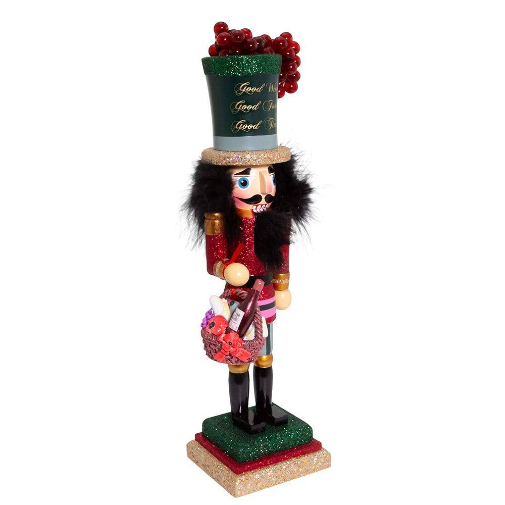 Kurt Adler 14-Inch Hollywood Wine Nutcracker