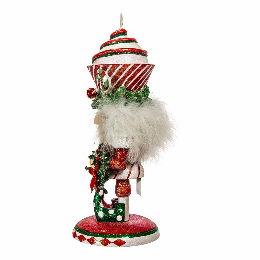 Kurt Adler 12-Inch Hollywood Cupcake Swirl Hat Nutcracker