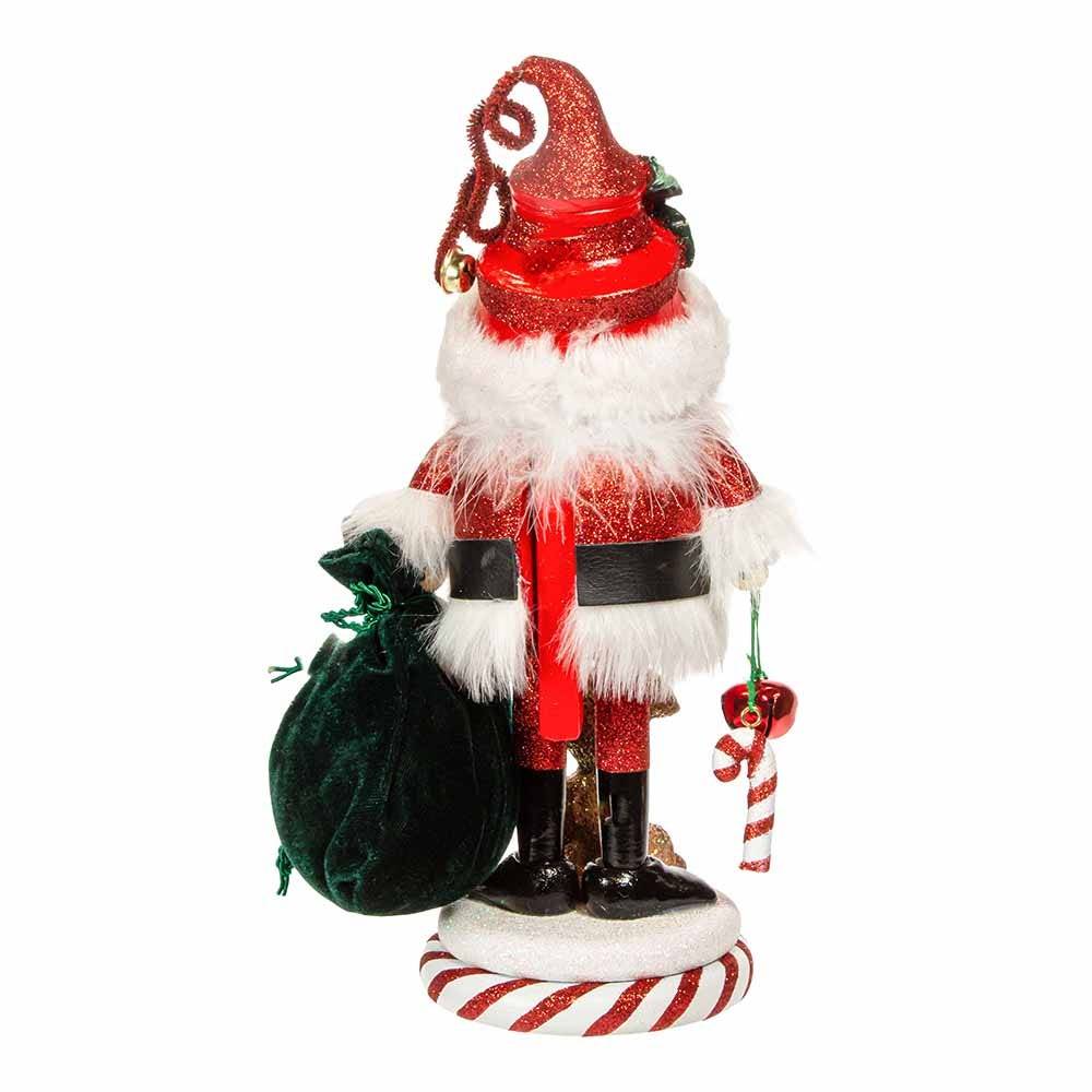 Kurt Adler 12-Inch Hollywood Santa and Pup Nutcracker