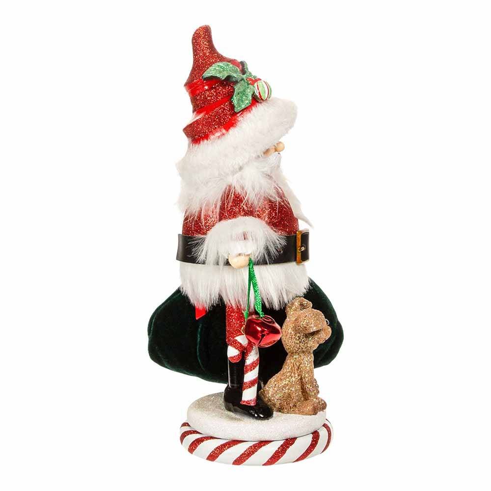 Kurt Adler 12-Inch Hollywood Santa and Pup Nutcracker