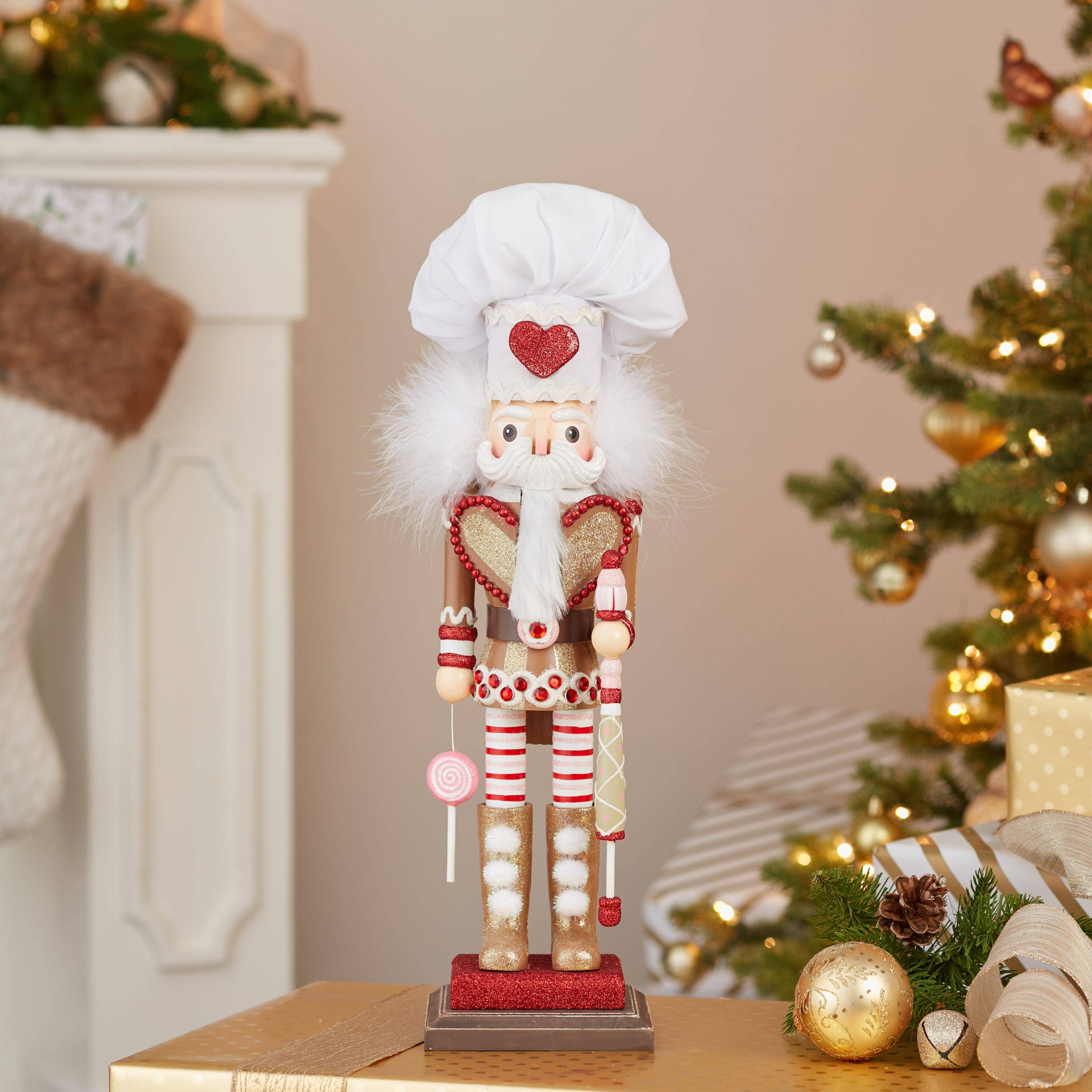 Kurt Adler 18-Inch Hollywood Gingerbread Chef Nutcracker