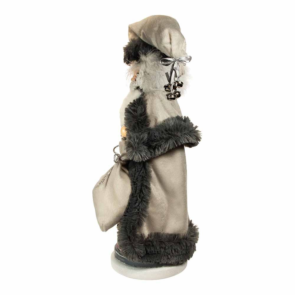 Kurt Adler 18-Inch Hollywood White and Gray Santa Nutcracker