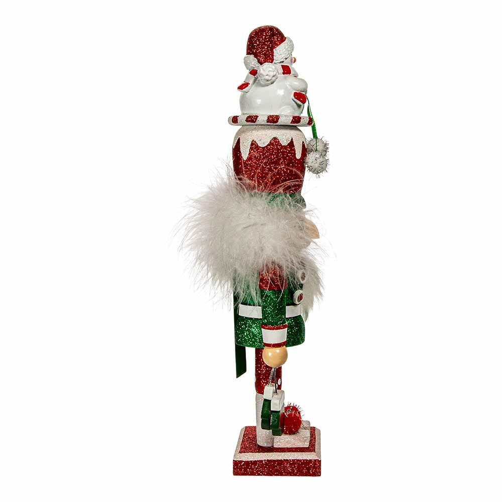 Kurt Adler 12-Inch Hollywood Snowman Hat Nutcracker