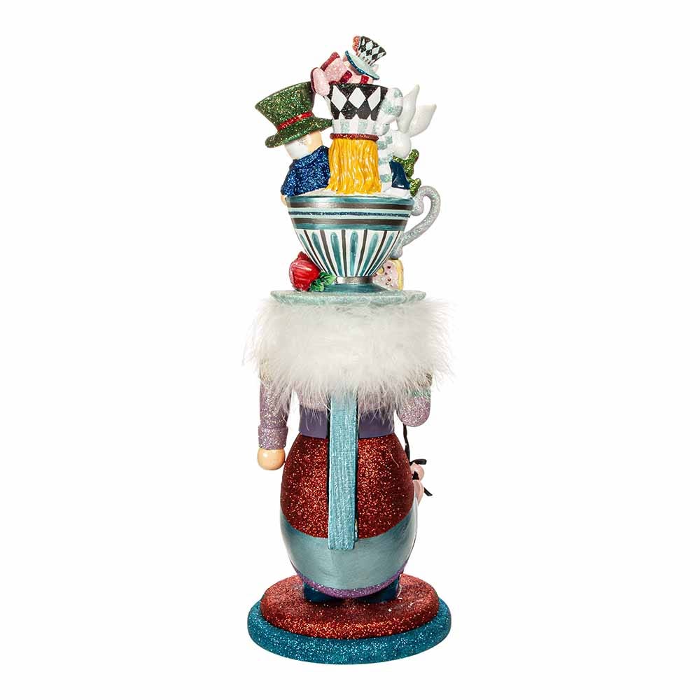 Kurt Adler 18-Inch Hollywood Alice Teacup Hat Nutcracker