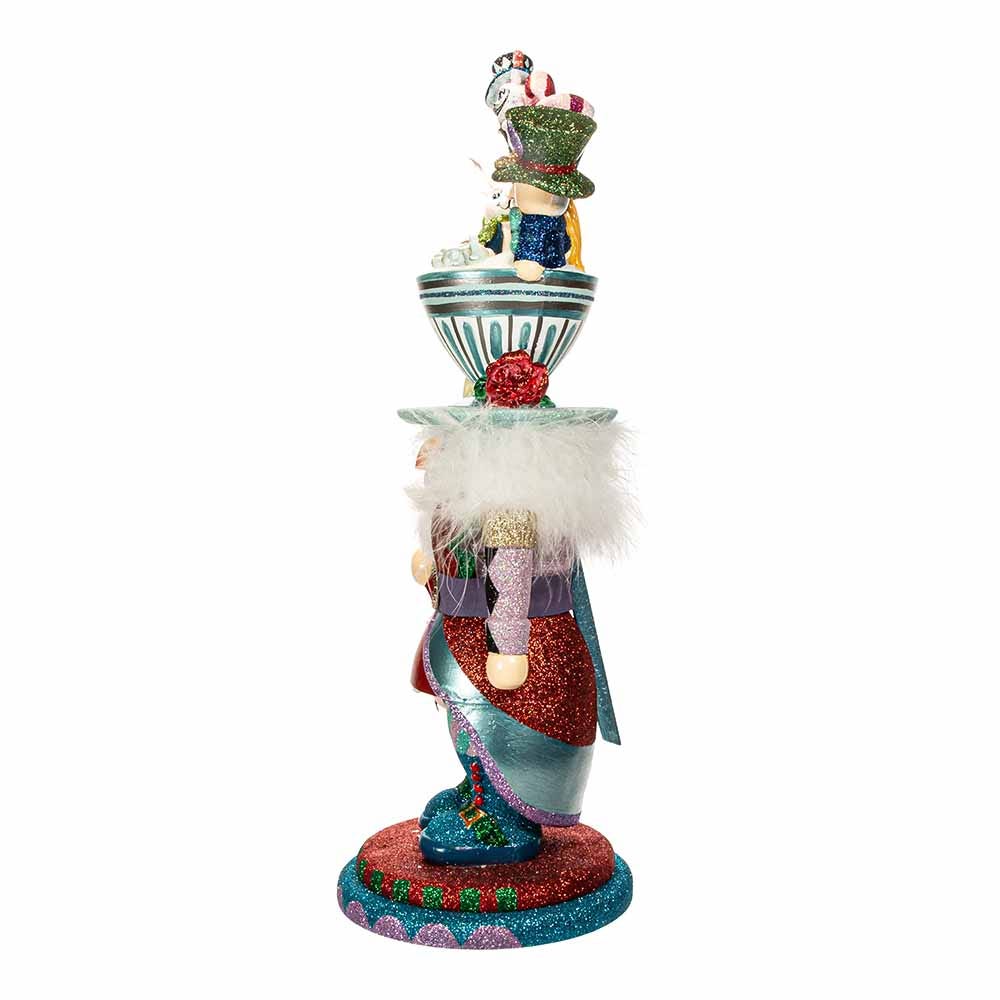 Kurt Adler 18-Inch Hollywood Alice Teacup Hat Nutcracker