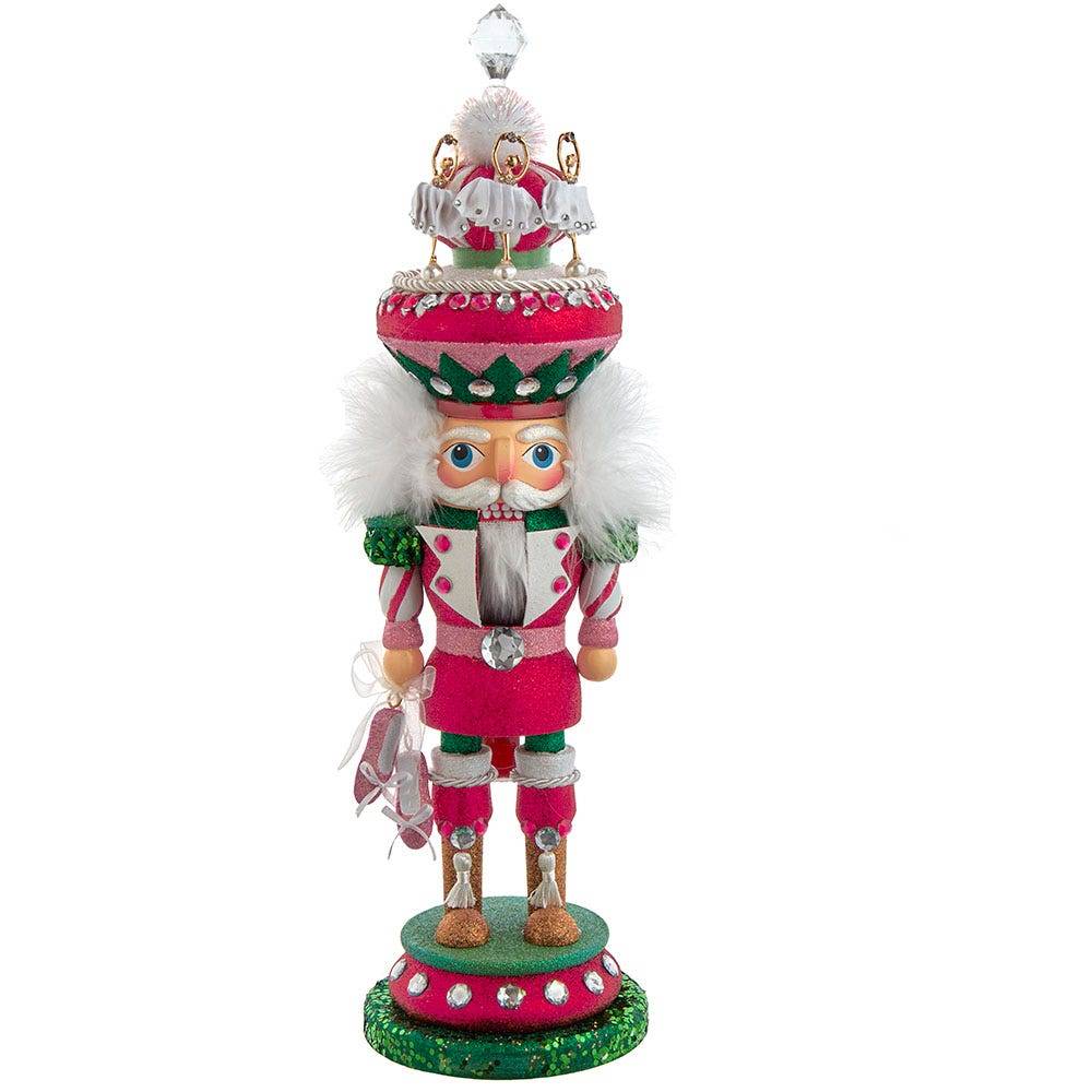 Kurt Adler 18-Inch Hollywood Pink and Green Ballet Soldier Nutcracker