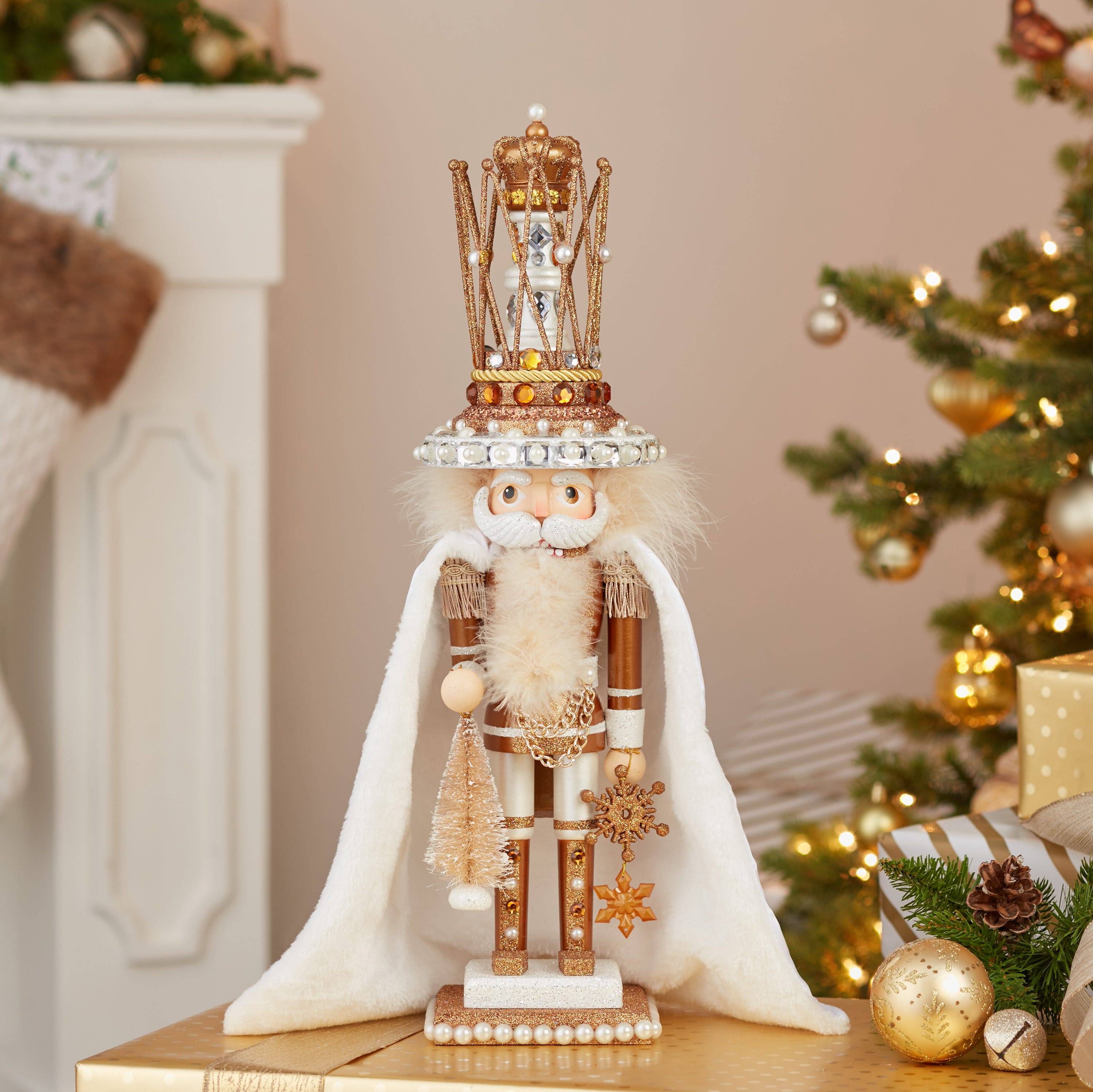 Kurt Adler 18.5-Inch Hollywood Gold Gem King Nutcracker