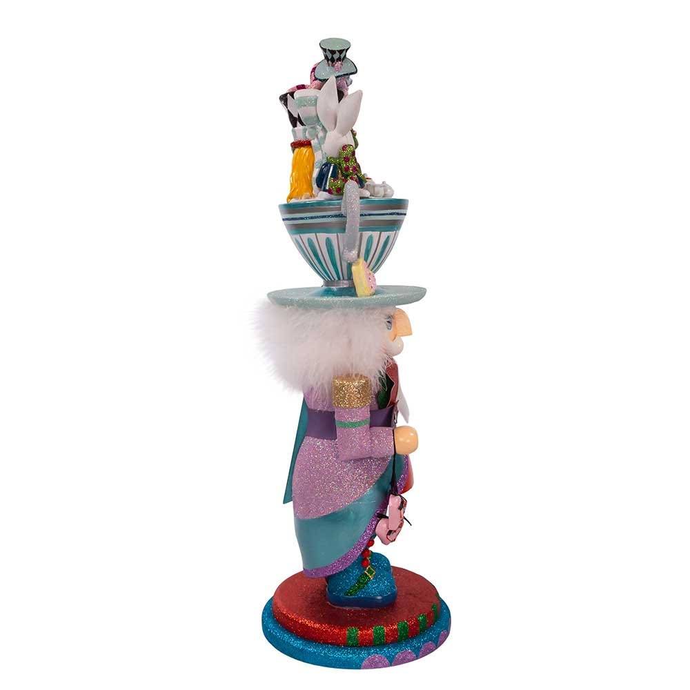 Kurt Adler 24-Inch Alice Teacup Party Hat Nutcracker