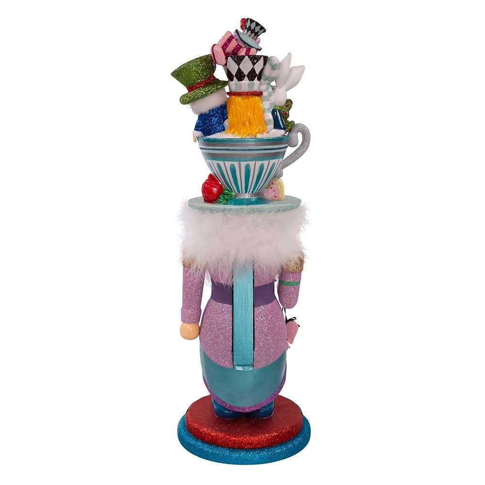 Kurt Adler 24-Inch Alice Teacup Party Hat Nutcracker