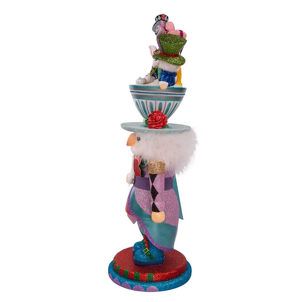 Kurt Adler 24-Inch Alice Teacup Party Hat Nutcracker