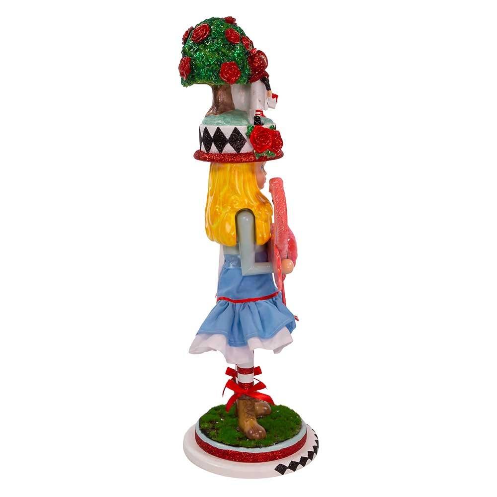 Kurt Adler 19-Inch Hollywood Alice with Flamingo Nutcracker