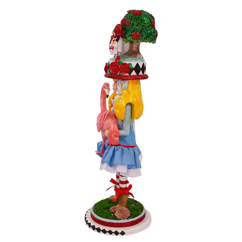 Kurt Adler 19-Inch Hollywood Alice with Flamingo Nutcracker