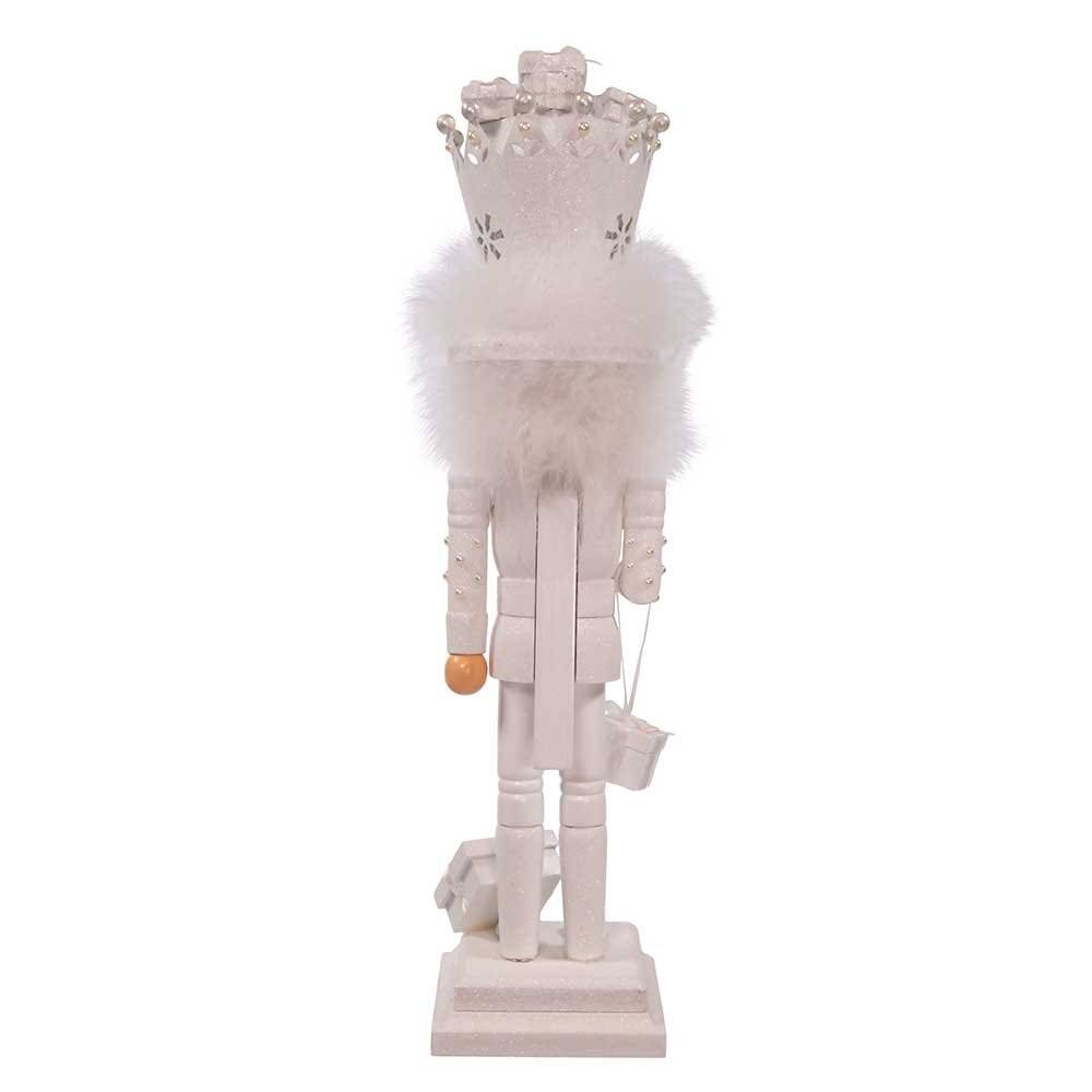 Kurt Adler 18-Inch Hollywood White King Nutcracker with Gifts