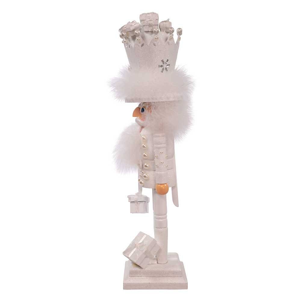 Kurt Adler 18-Inch Hollywood White King Nutcracker with Gifts