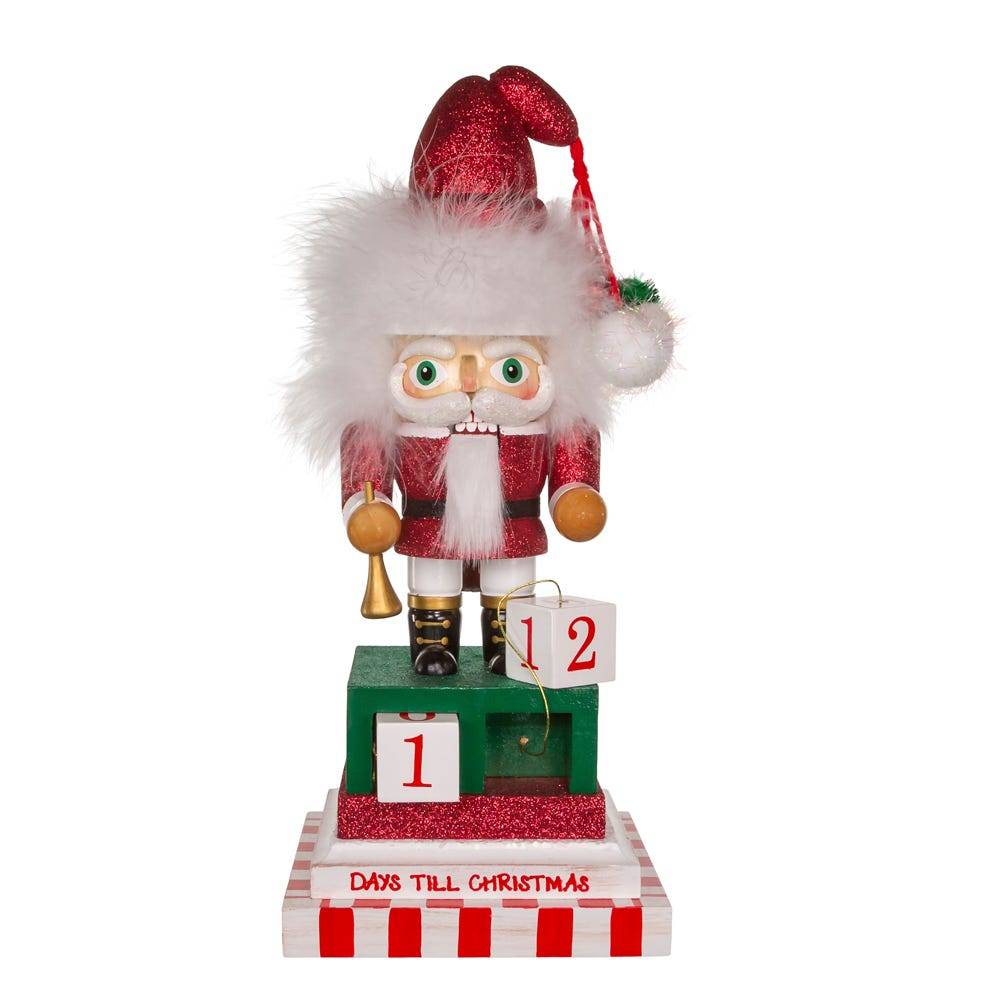 Kurt Adler 12-Inch Hollywood Countdown to Christmas Santa Nutcracker