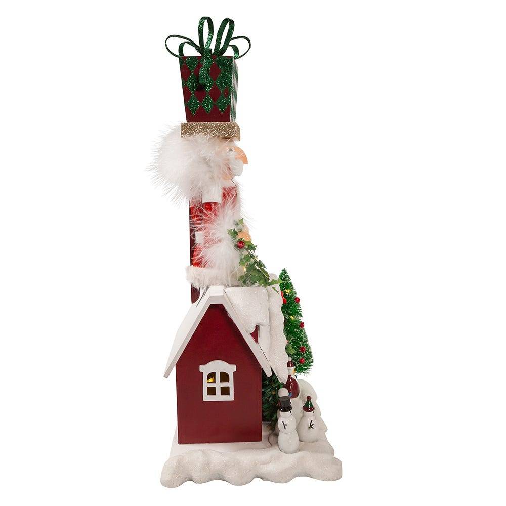 Kurt Adler 18-Inch Battery Operated Deck the Halls Musical LED Nutcracker