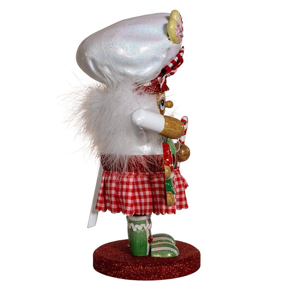 Kurt Adler 10-Inch Hollywood Nutcrackers Gingerbread Baker Girl Nutcracker