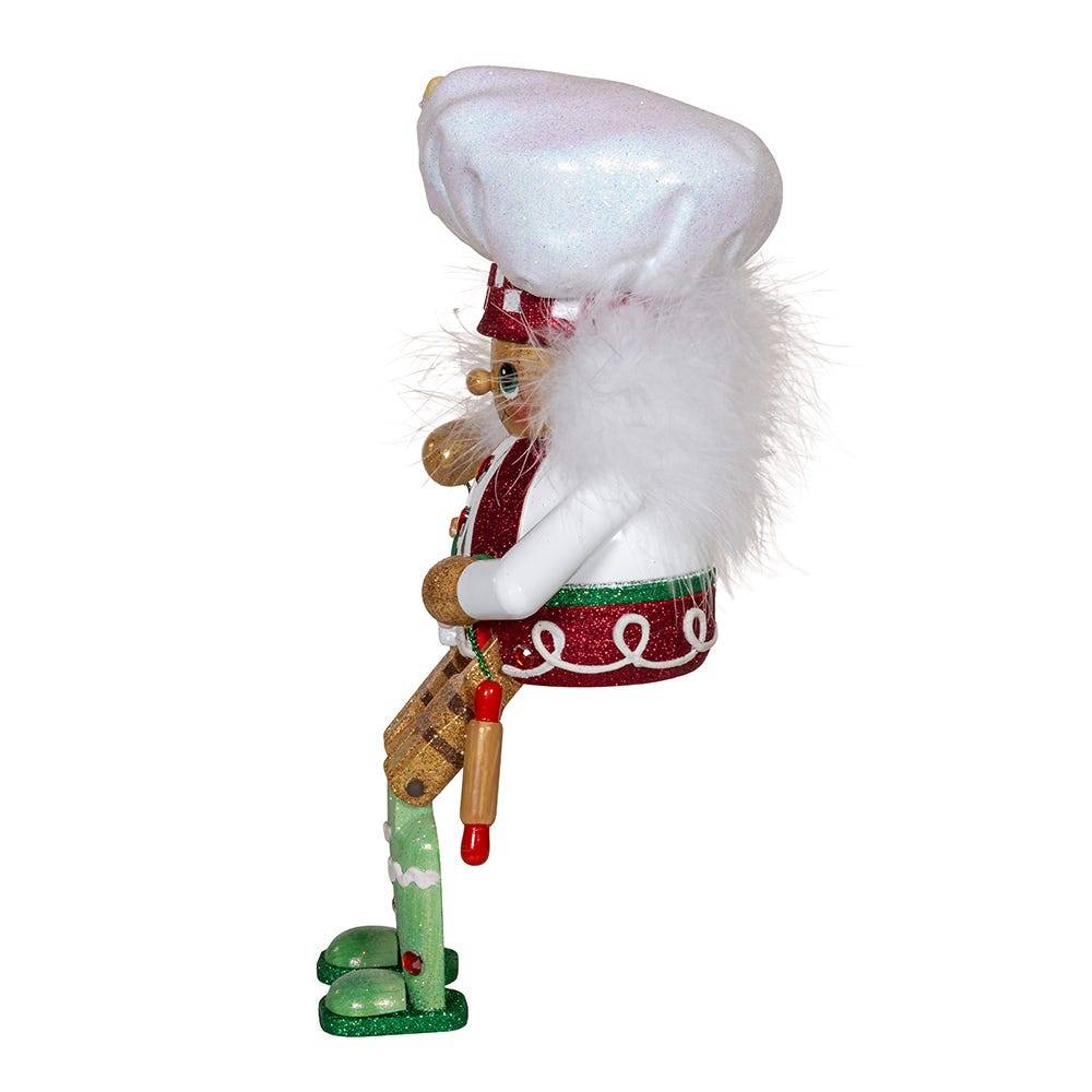 Kurt Adler 11-Inch Hollywood Nutcracker Gingerbread Baker Boy Shelf Sitter Nutcracker