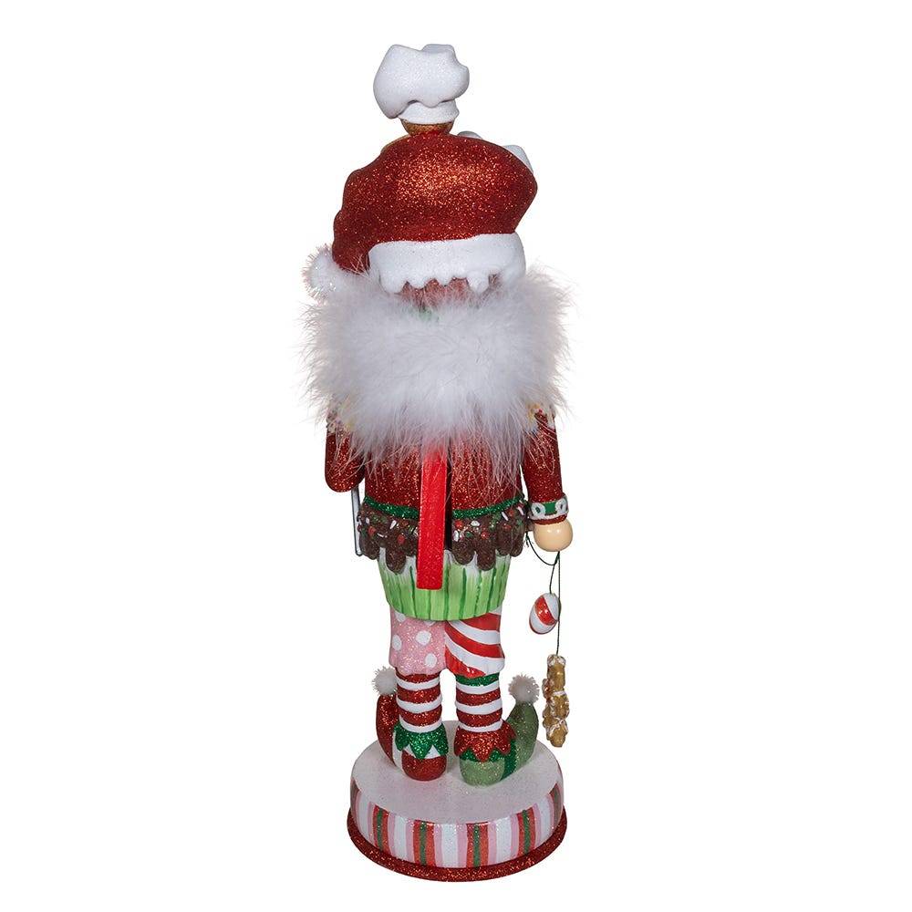 Kurt Adler 18-Inch Hollywood Nutcrackers Gingerbread Soldier with Cupcake Body Nutcracker