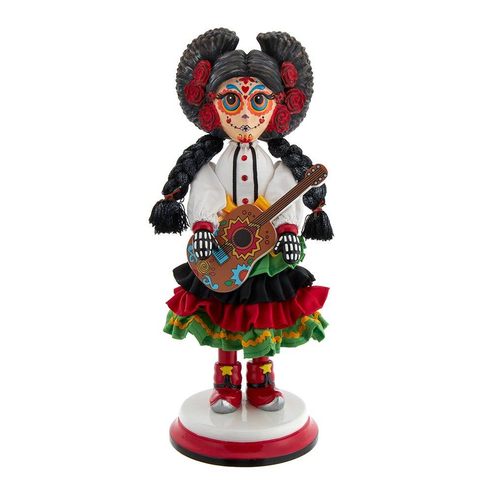 Kurt Adler 16-Inch Hollywood Nutcrackers Day Of The Dead Girl Nutcracker