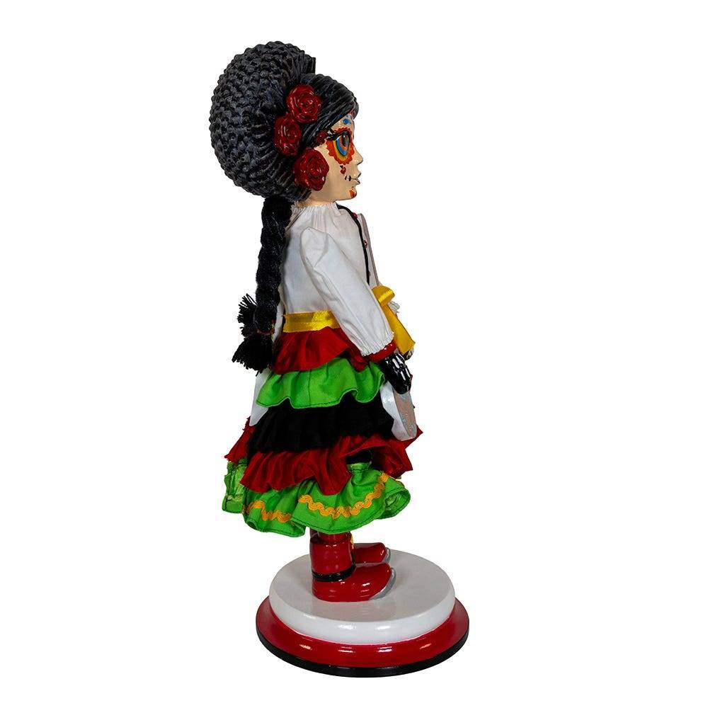 Kurt Adler 16-Inch Hollywood Nutcrackers Day Of The Dead Girl Nutcracker