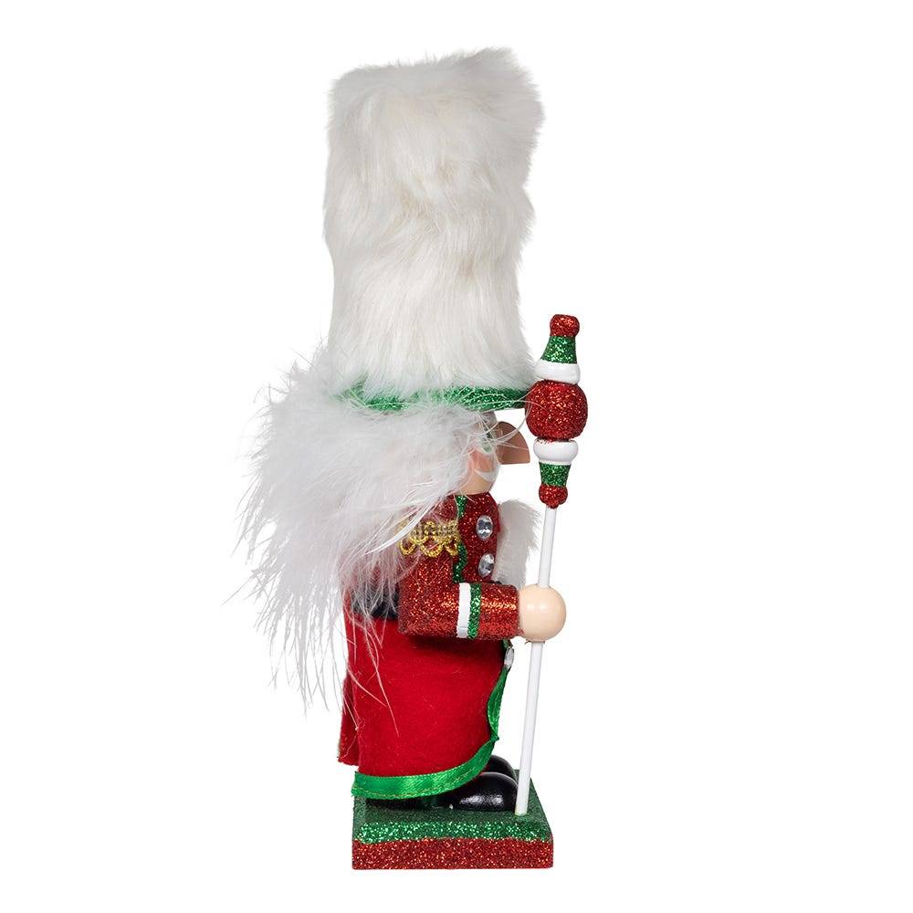 Kurt Adler 9-Inch Hollywood Nutcrackers Red, Green and White Soldier Nutcracker