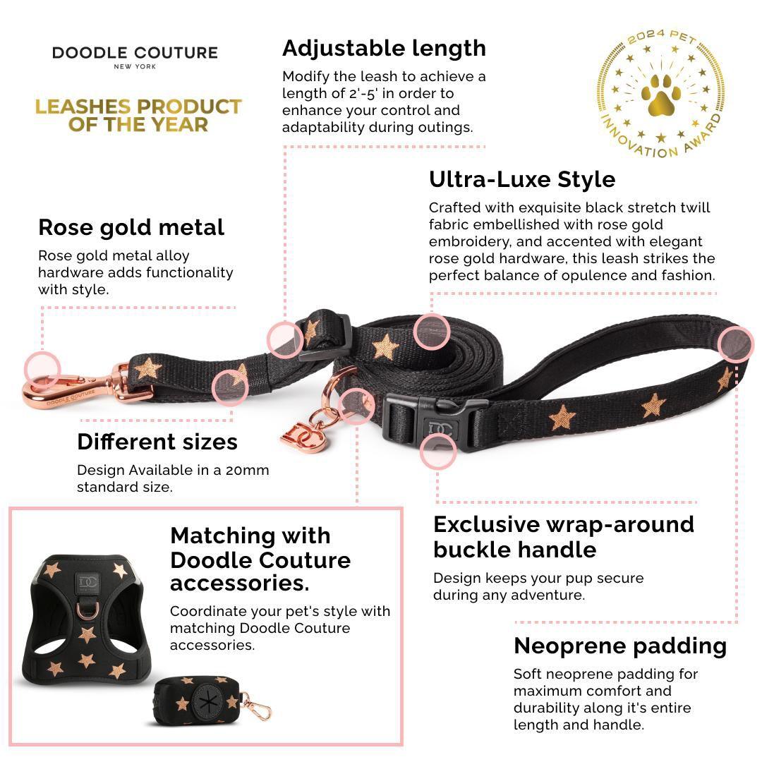 Hands-free Adjustable Dog Leash - Champion Gray