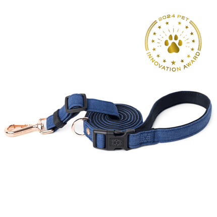 City Dog Leash - Denim