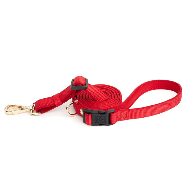 City Dog Leash - Iconic Red