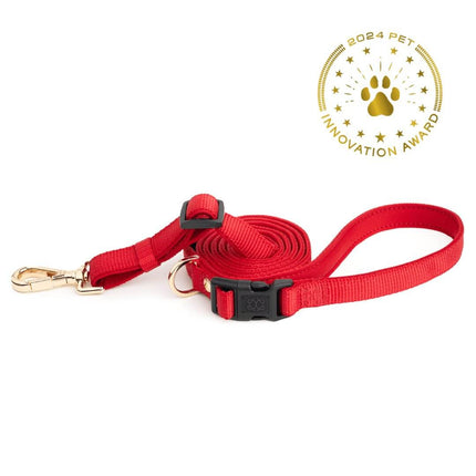 City Dog Leash - Iconic Red