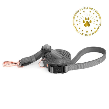 City Dog Leash - Steel