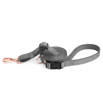 City Dog Leash - Steel