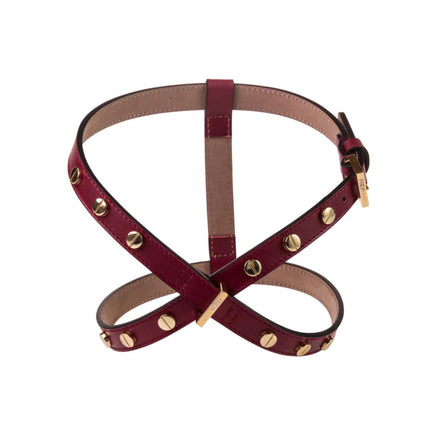 Screw Wine Leather Harness