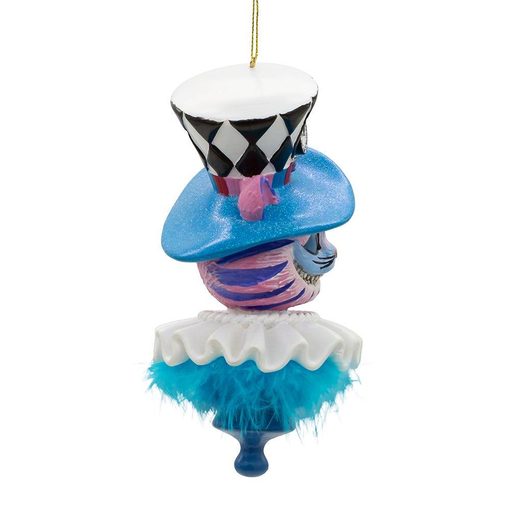 Kurt Adler 6-Inch Hollywood Hats Cheshire Cat Ornament