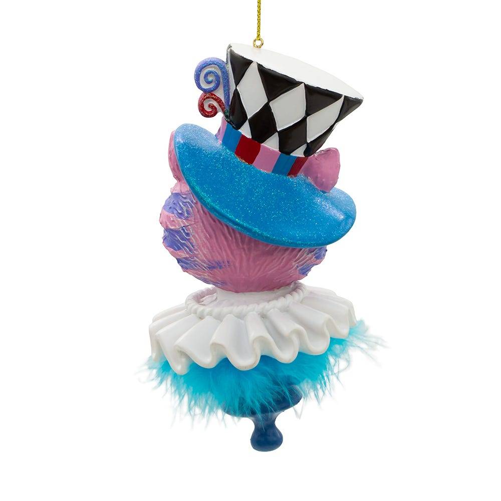 Kurt Adler 6-Inch Hollywood Hats Cheshire Cat Ornament