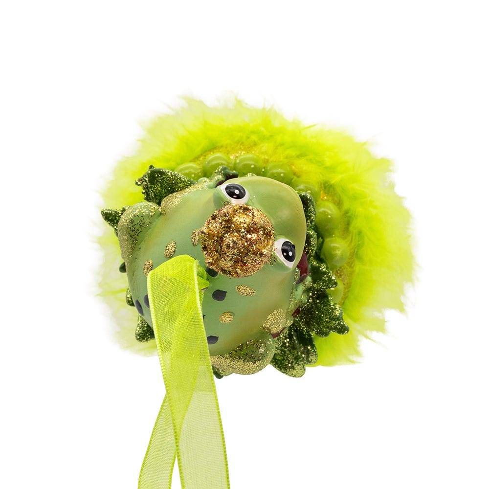 Kurt Adler 6.25-Inch Holly Hats Frog Prince Ornament