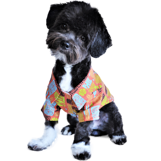 Hawaiian Camp Dog Shirt - Tiki