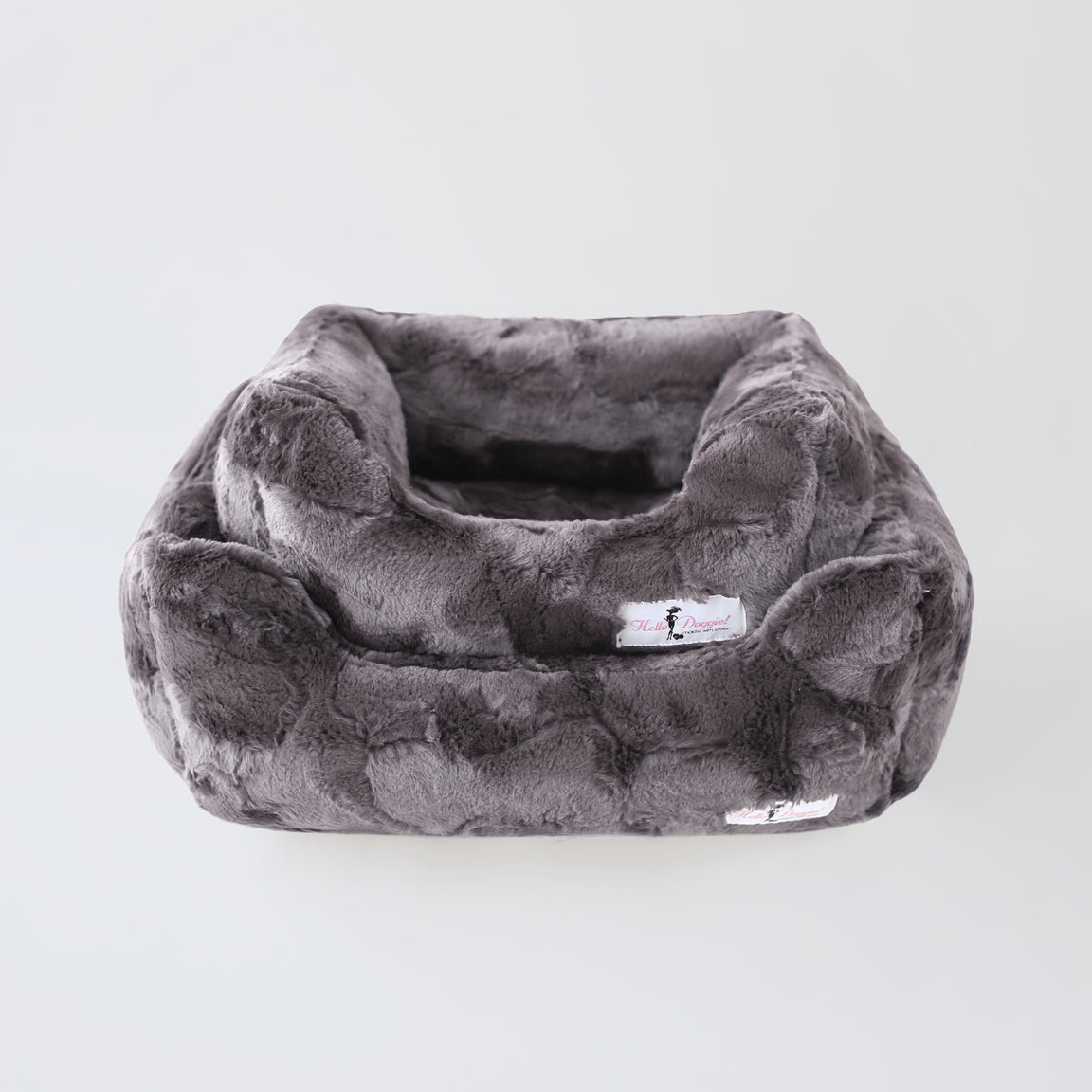 Luxe Dog Bed Pewter