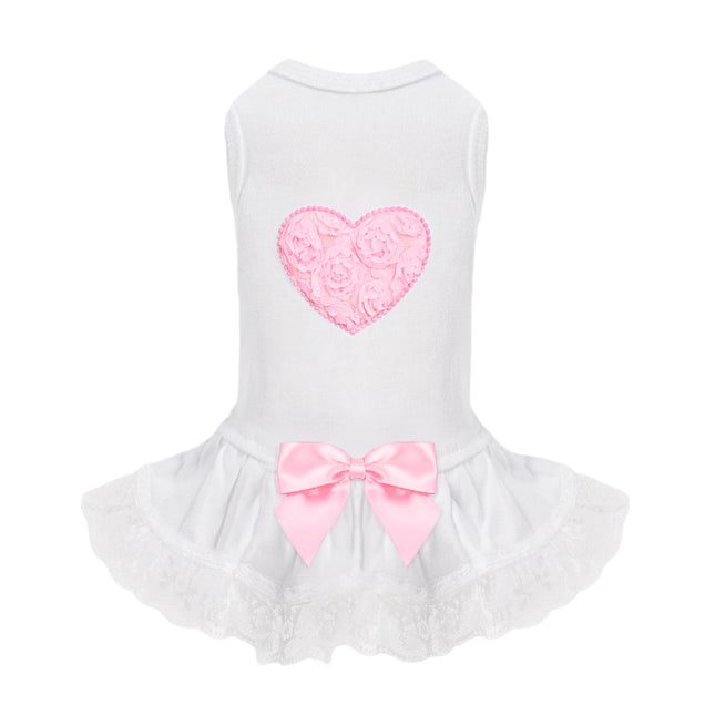 Lacey Puff Heart Dog Dress