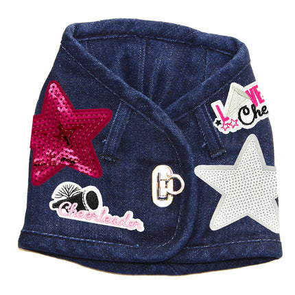 Cheerleader Denim Harness Vest