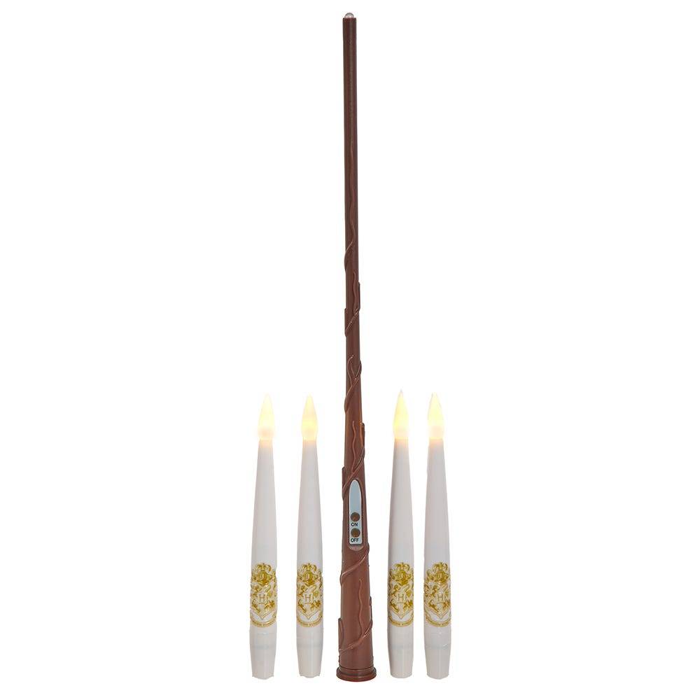 Kurt Adler Harry Potter Battery Operated 10 Floating Candles With Wand Remote Light Set