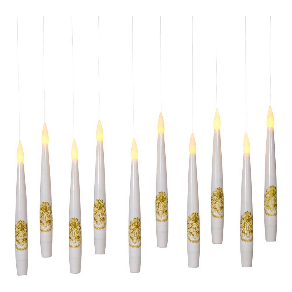 Kurt Adler Harry Potter Battery Operated 10 Floating Candles With Wand Remote Light Set